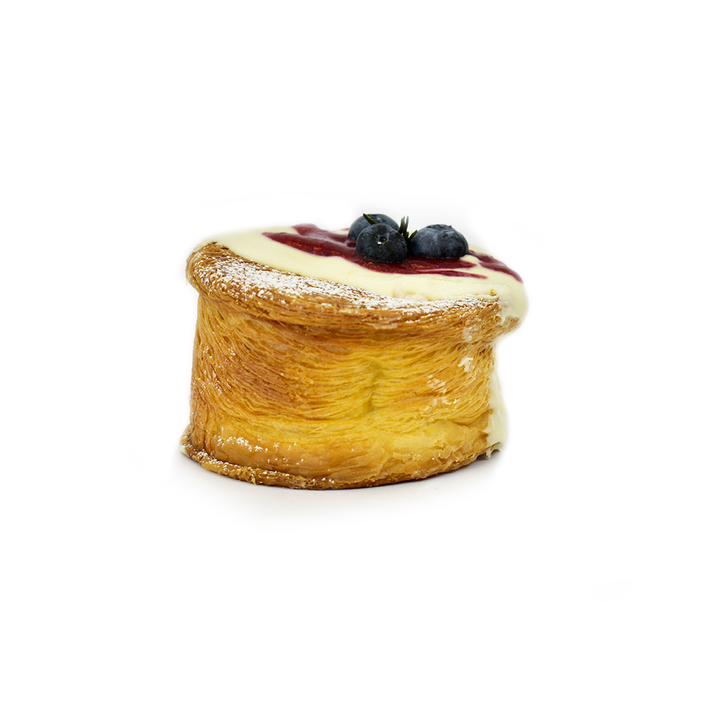 New York roll de chessecake de frutos rojos